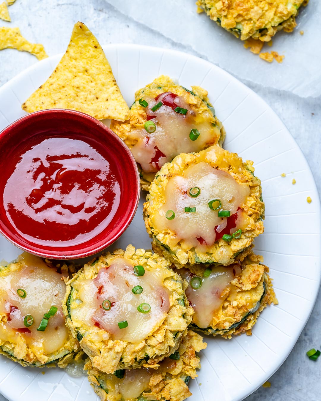Cheesy Zucchini Corn Chips for a Fun and Tasty Treat!