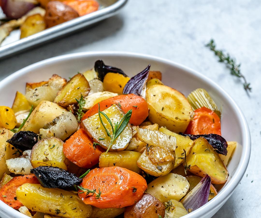 Rosemary Roasted Root Vegetables