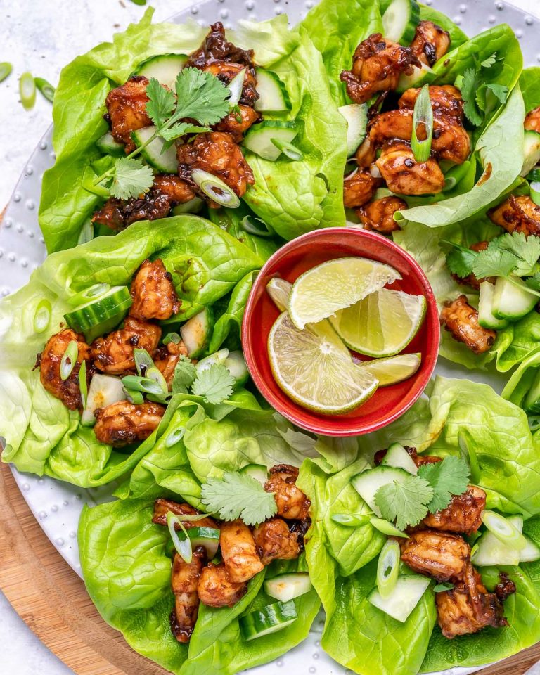 Eat Clean and Fresh: Chipotle Lime Shrimp Lettuce Wraps! | Clean Food Crush