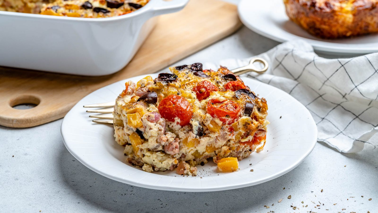 GreekStyle Breakfast Casserole for a Delicious Brunch Idea! Clean Food Crush