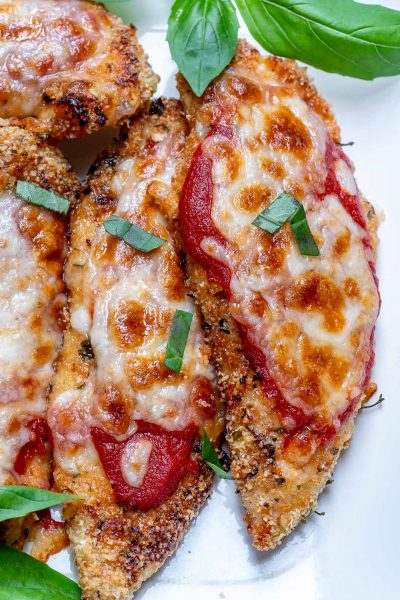 Healthy Baked Chicken Parmesan for Clean Eating Soul Food! | Clean Food ...