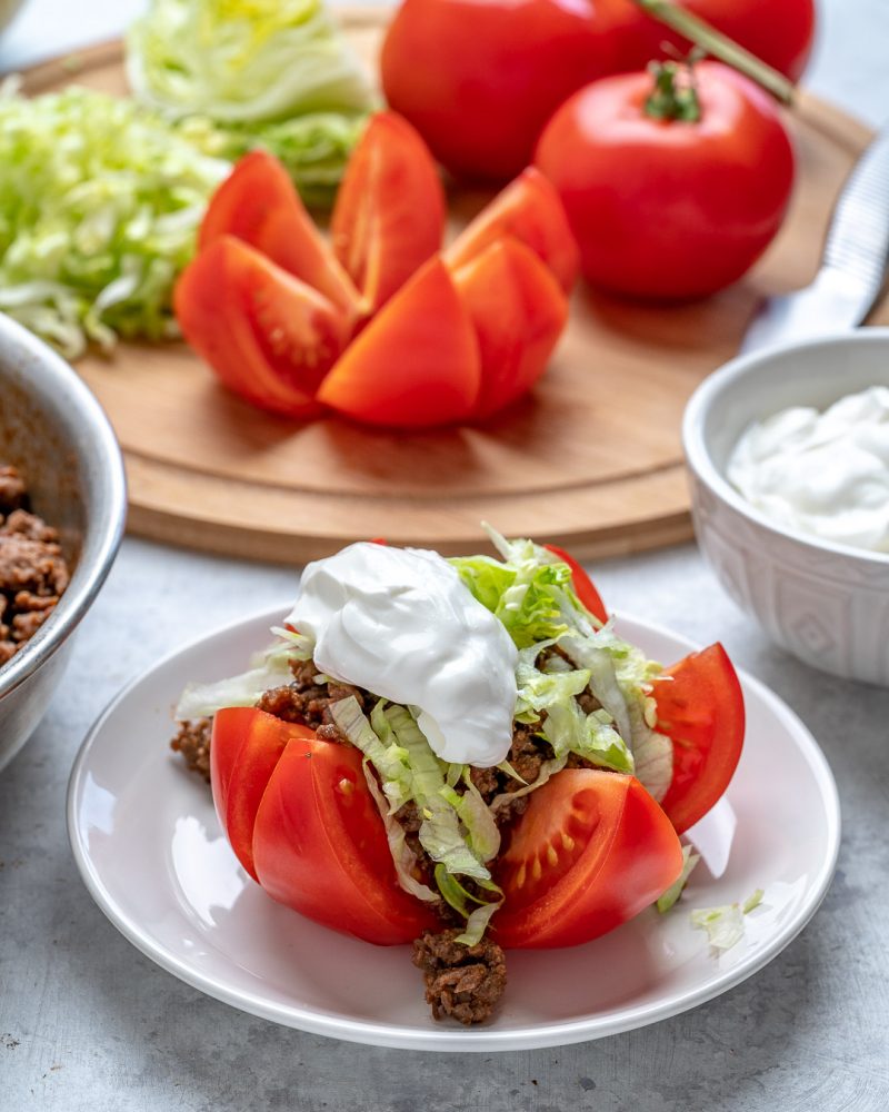 Low Carb Taco Tomatoes for Easy & Flavorful Clean Eating! Clean Food