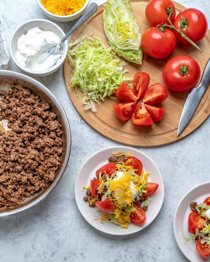 Low Carb Taco Tomatoes for Easy & Flavorful Clean Eating! Clean Food Crush