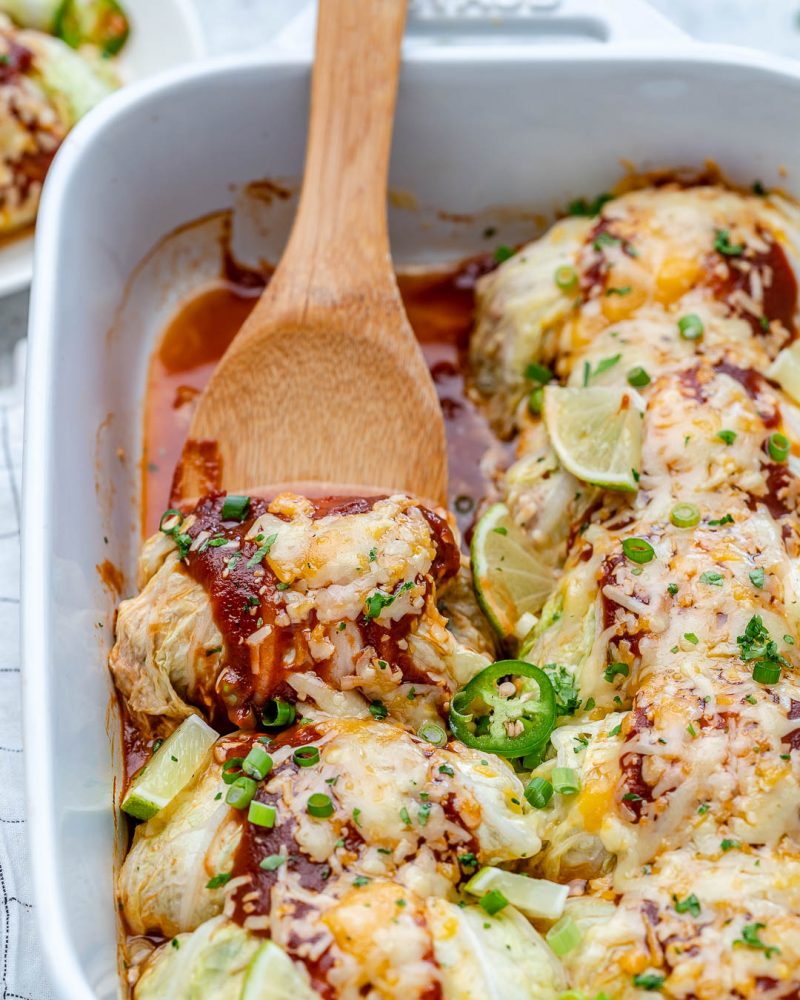 Cabbage Enchilada Roll Ups Clean Food Crush