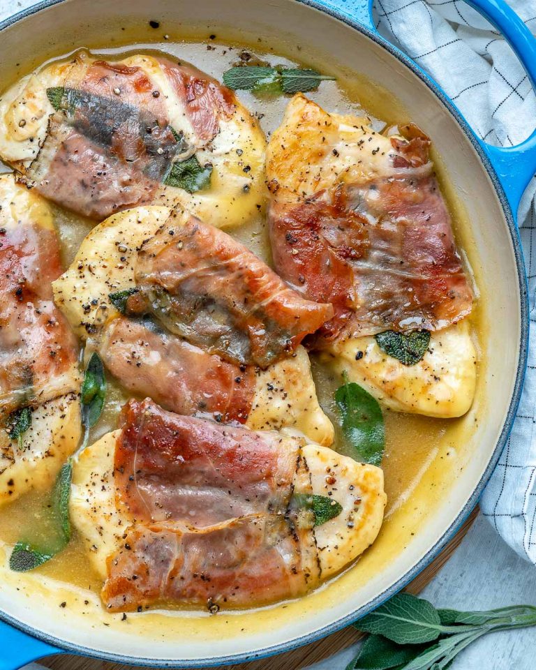 Chicken Saltimbocca for an Amazing Clean Eating Dinner Idea! | Clean ...