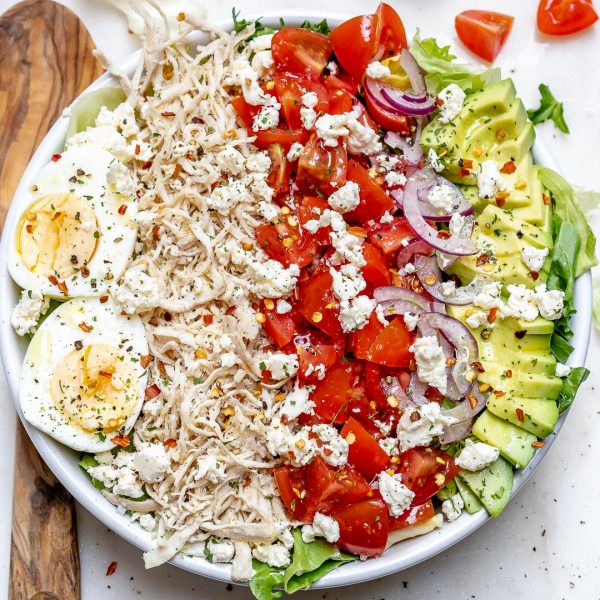 Shredded Chicken Cobb Salad for Simple and Delicious Clean Eating ...