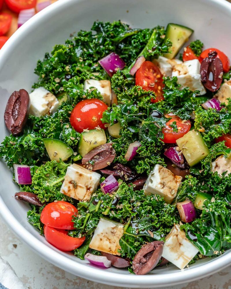 Greek Kale Salad Clean Food Crush