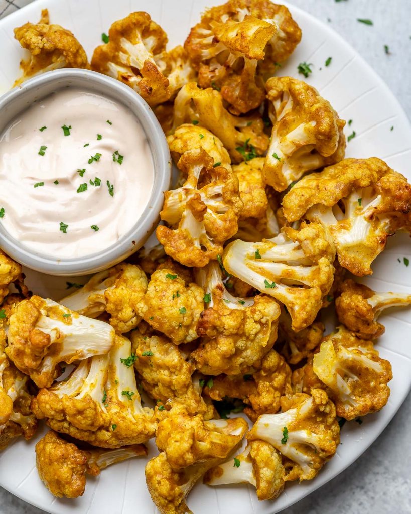 Beer Battered Crispy Baked Cauliflower | Clean Food Crush