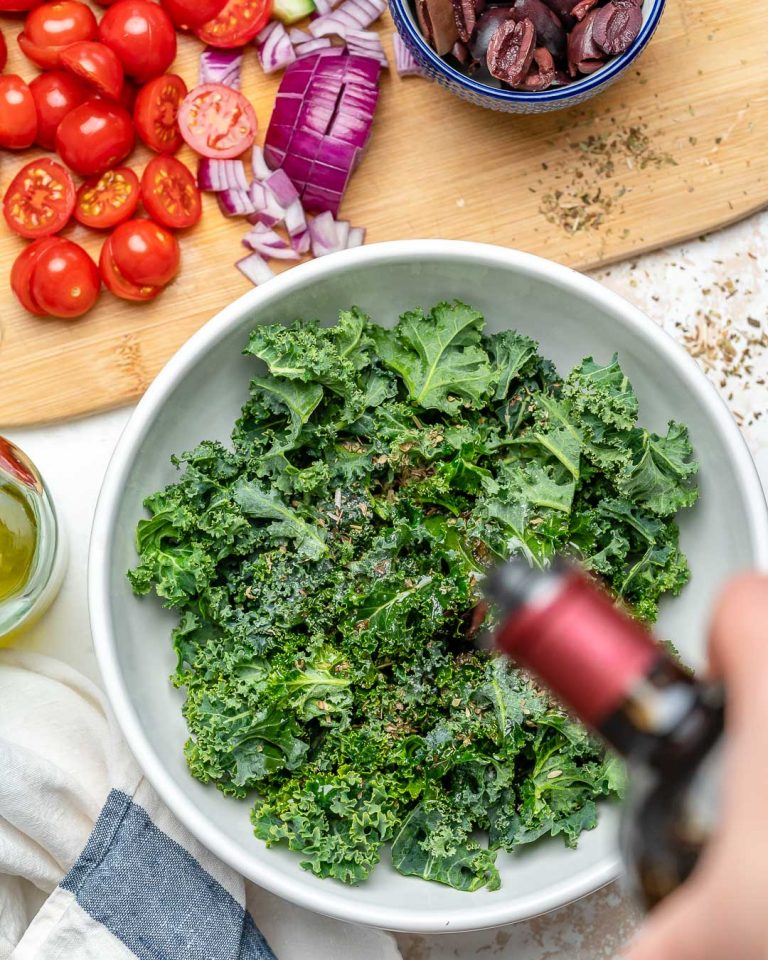 Greek Kale Salad | Clean Food Crush