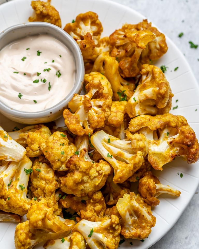 Beer Battered Crispy Baked Cauliflower | Clean Food Crush