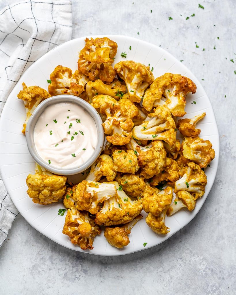 Beer Battered Crispy Baked Cauliflower