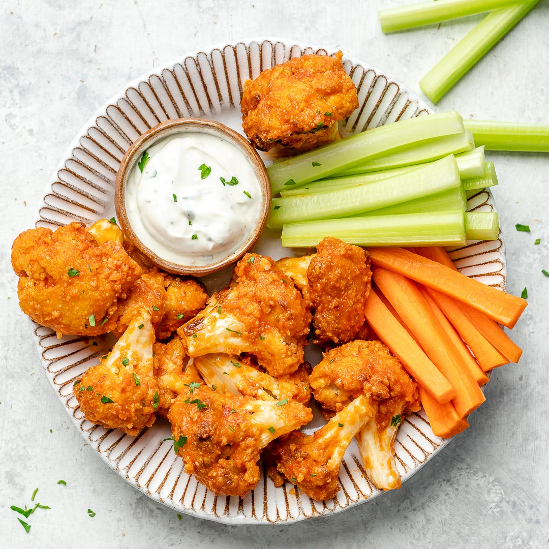 Air Fryer Buffalo Cauliflower Wings