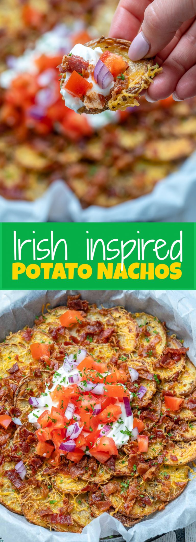 Irish inspired Potato Nachos | Clean Food Crush