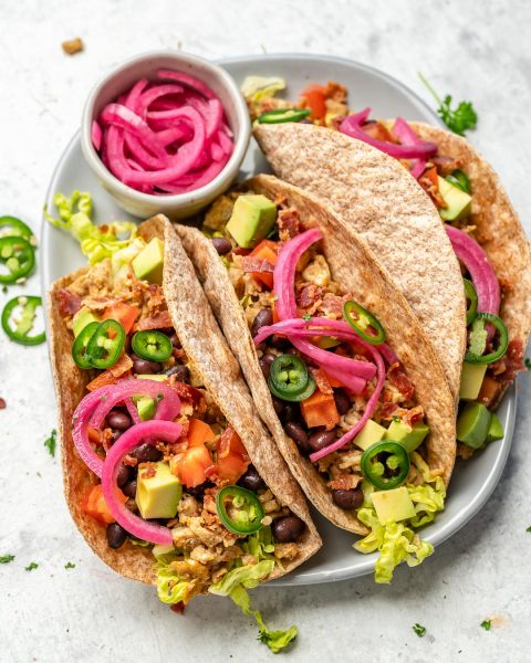 Loaded Breakfast Tacos | Clean Food Crush