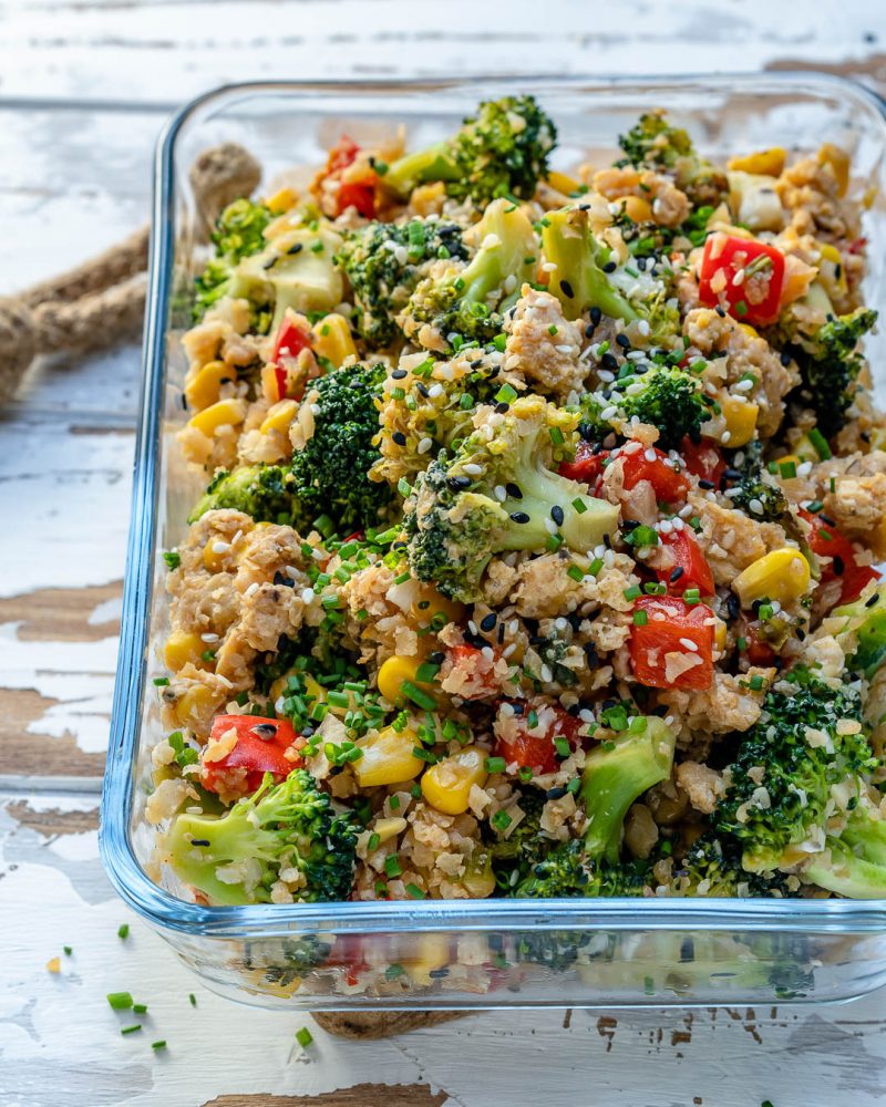 Veggie Cauliflower “Fried Rice” Clean Food Crush