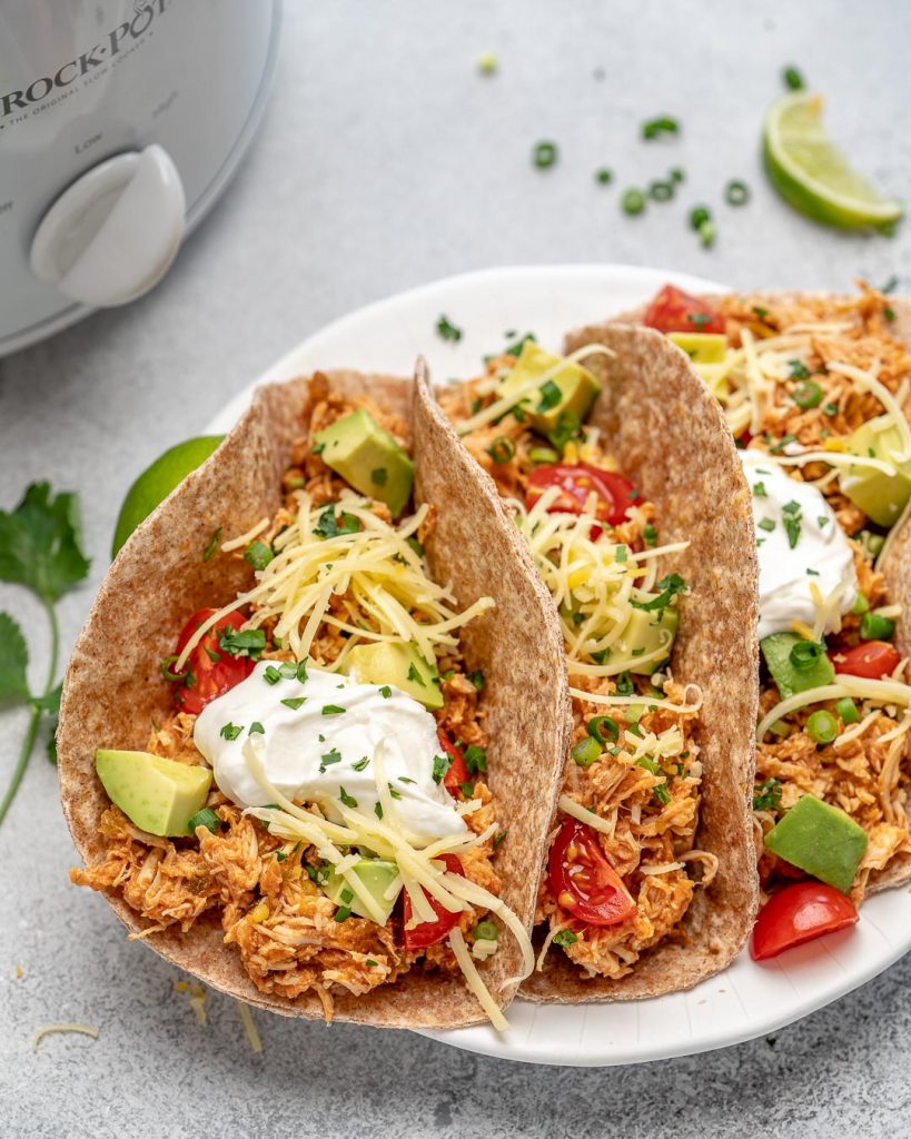 Crockpot Or Instant Pot Chicken Tacos 