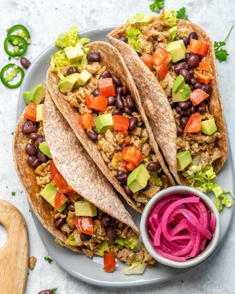 Loaded Breakfast Tacos | Clean Food Crush