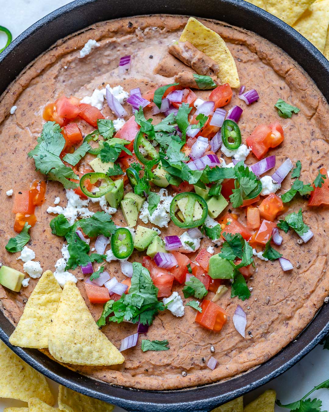 Mexican Bean Dip | Clean Food Crush