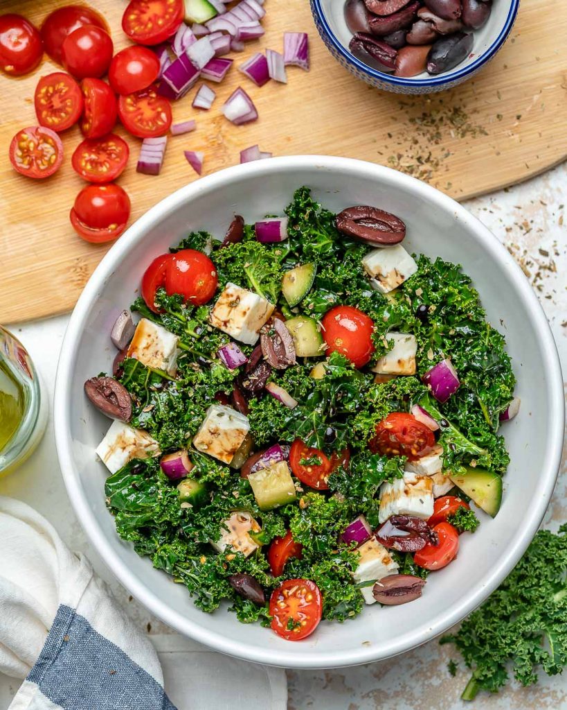 Greek Kale Salad | Clean Food Crush