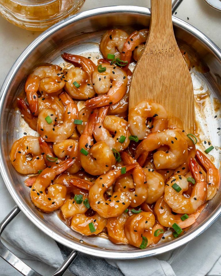 10 Minute Honey Garlic Shrimp Clean Food Crush