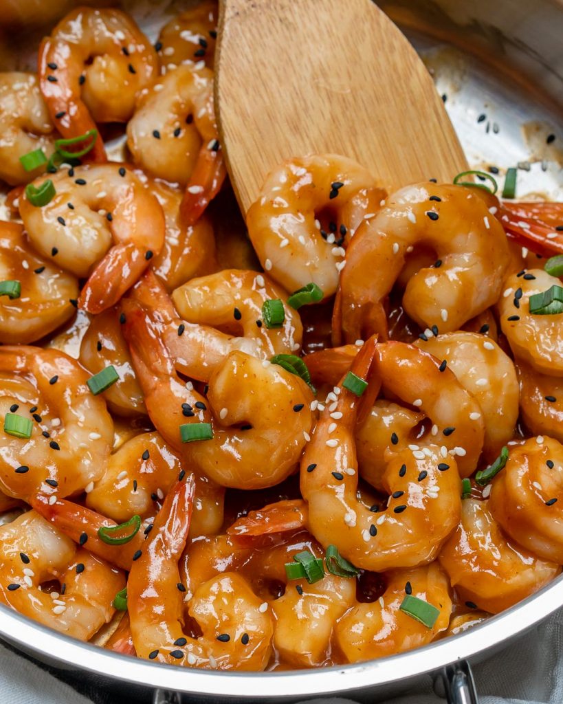 10 Minute Honey Garlic Shrimp Clean Food Crush