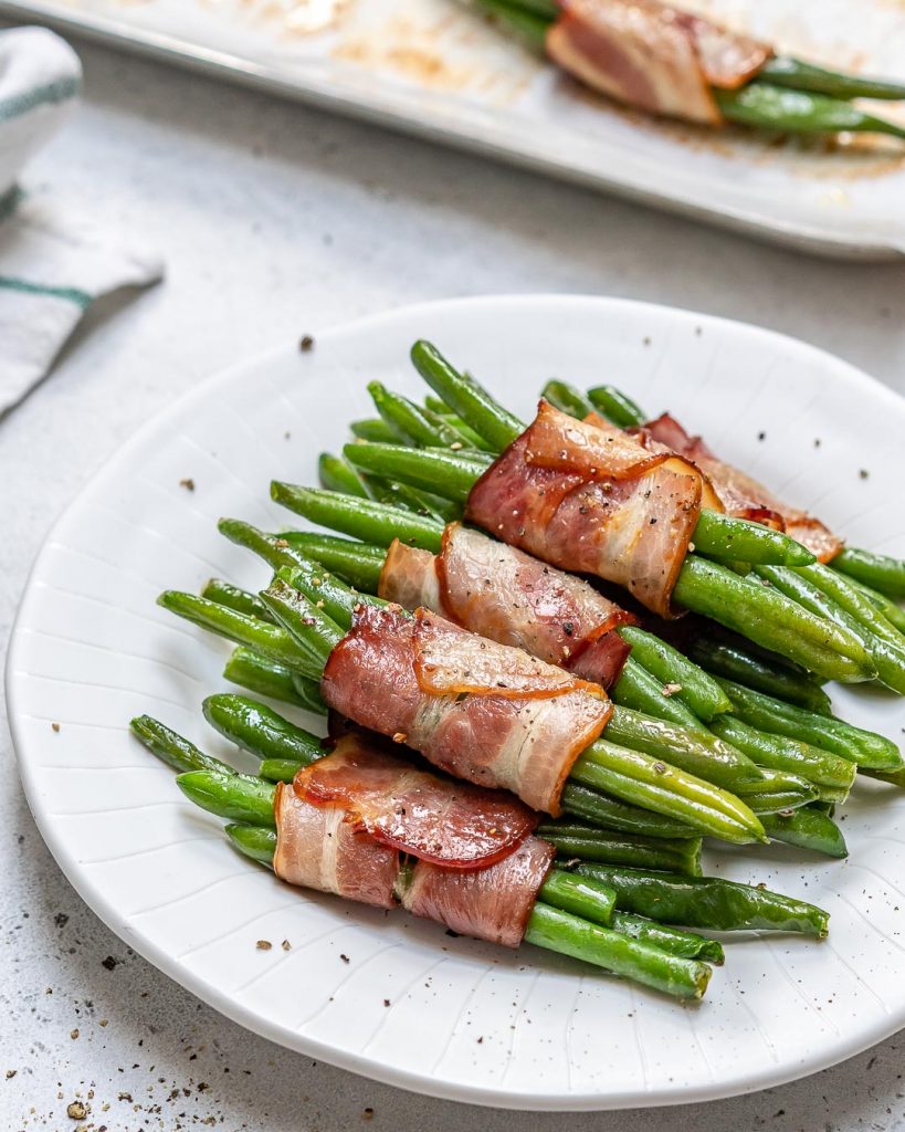 Green Bean and Bacon Bundles | Clean Food Crush