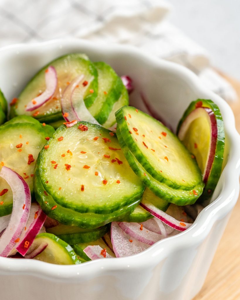 Quick-Pickled Cucumber Salad