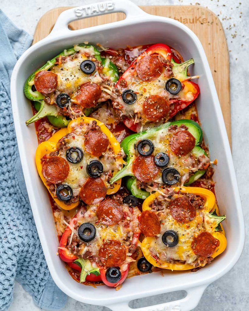 Pizza Stuffed Peppers