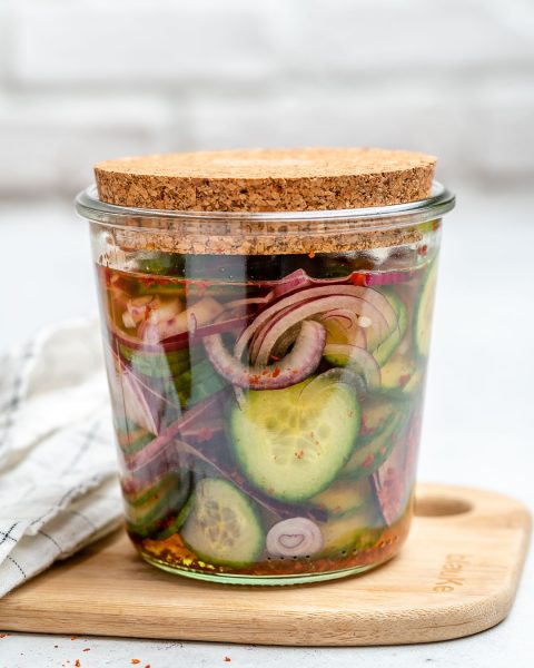 Quick-Pickled Cucumber Salad | Clean Food Crush