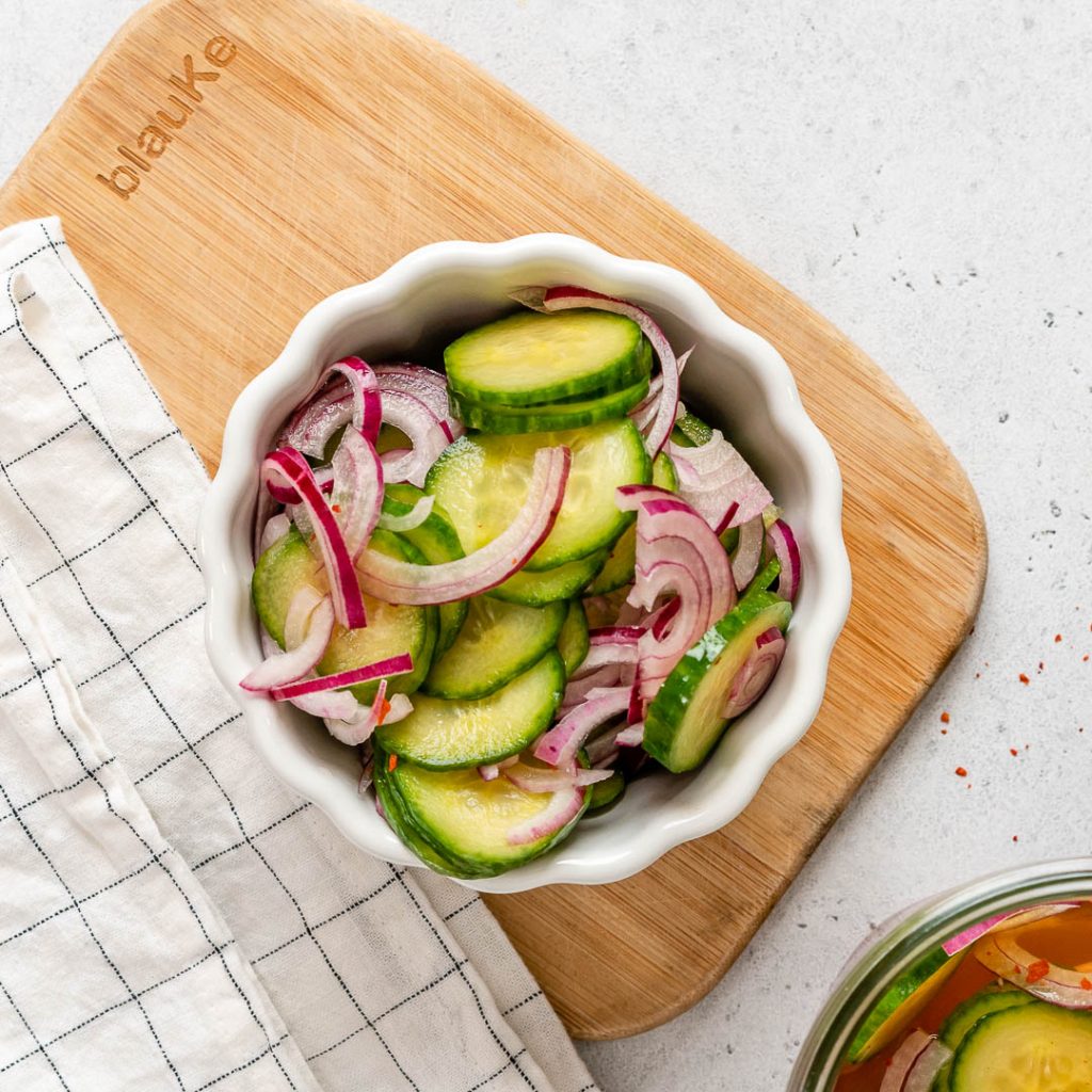 QuickPickled Cucumber Salad Clean Food Crush