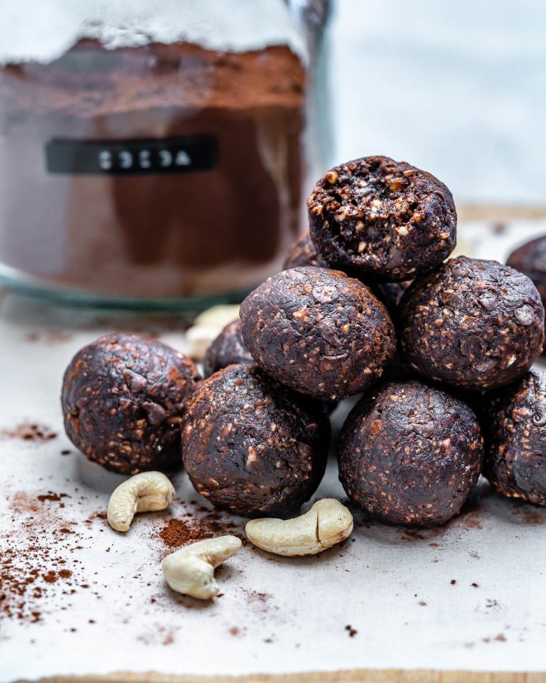 Chocolate Brownie Energy Balls | Clean Food Crush