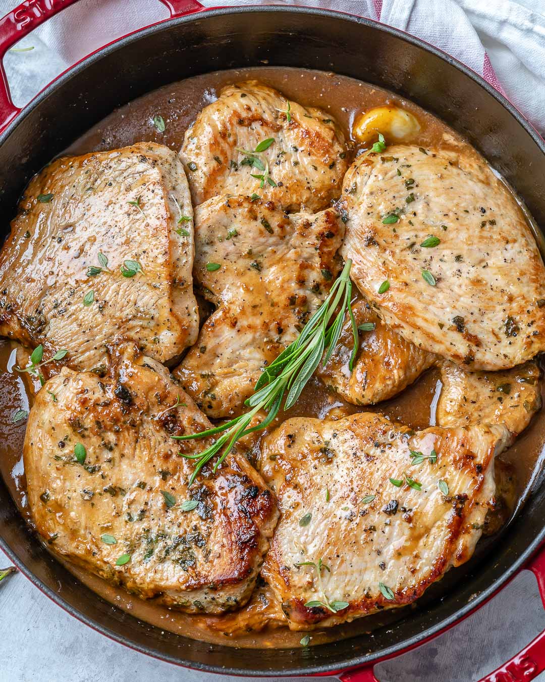 Pan Seared Turkey Chops