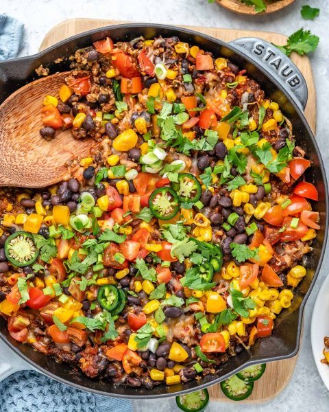 Turkey Quinoa Taco Bake | Clean Food Crush