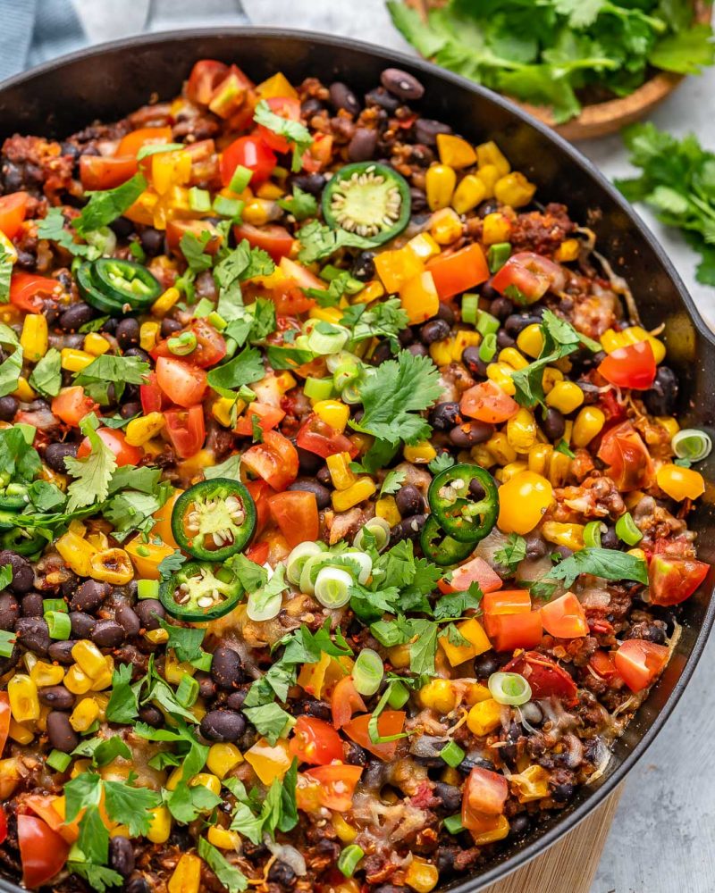 Turkey Quinoa Taco Bake Clean Food Crush