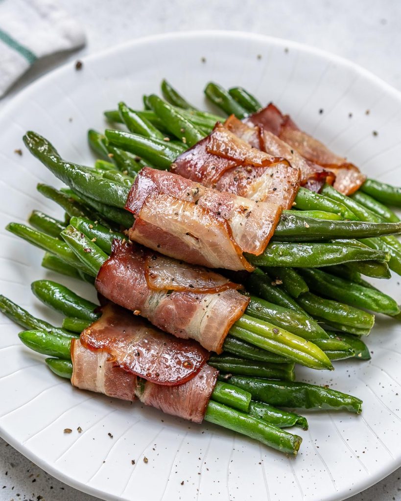 Green Bean and Bacon Bundles | Clean Food Crush