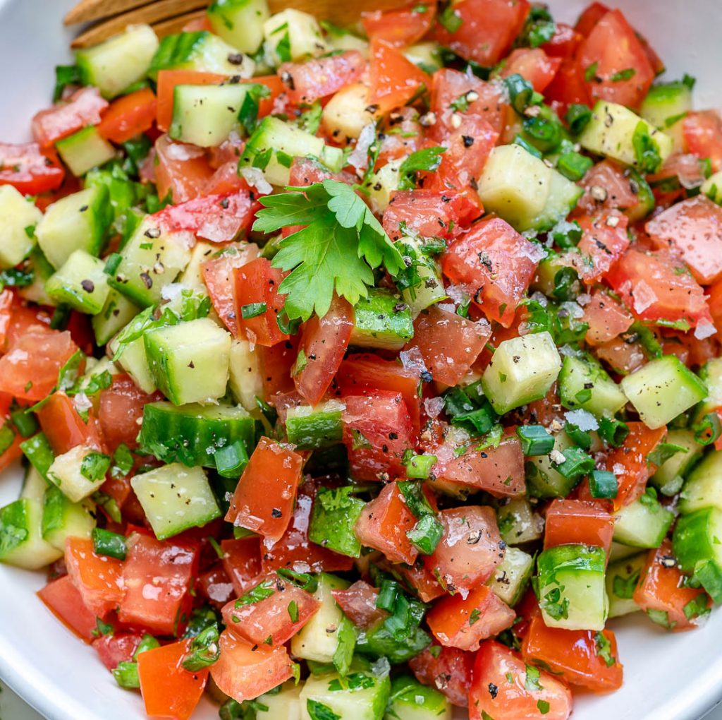 Israeli Chopped Salad | Clean Food Crush