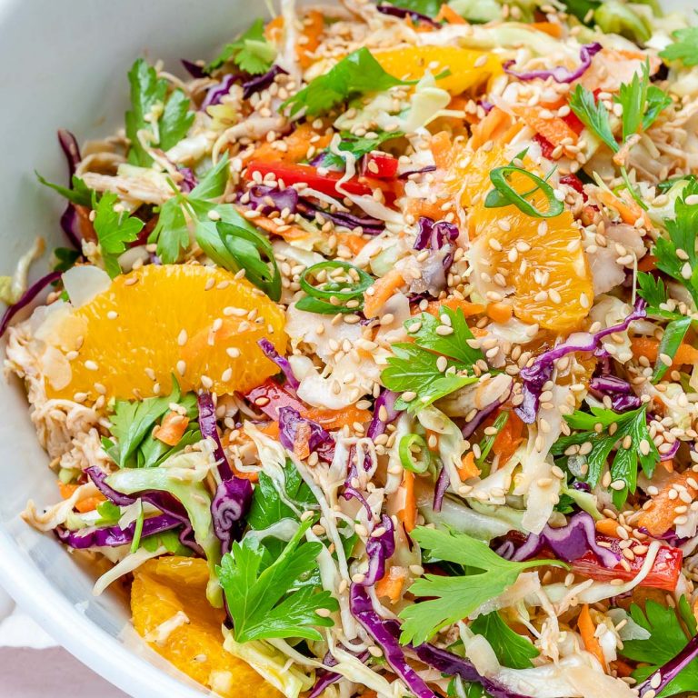 Asian Chicken Salad | Clean Food Crush