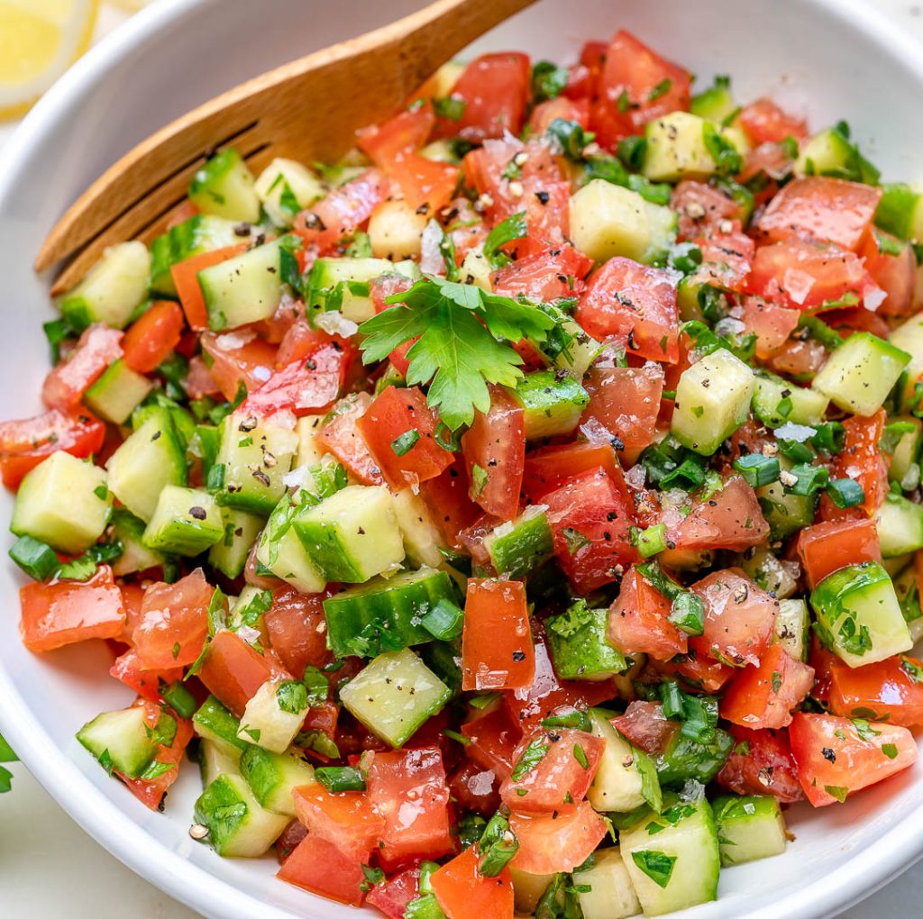 Israeli Chopped Salad | Clean Food Crush