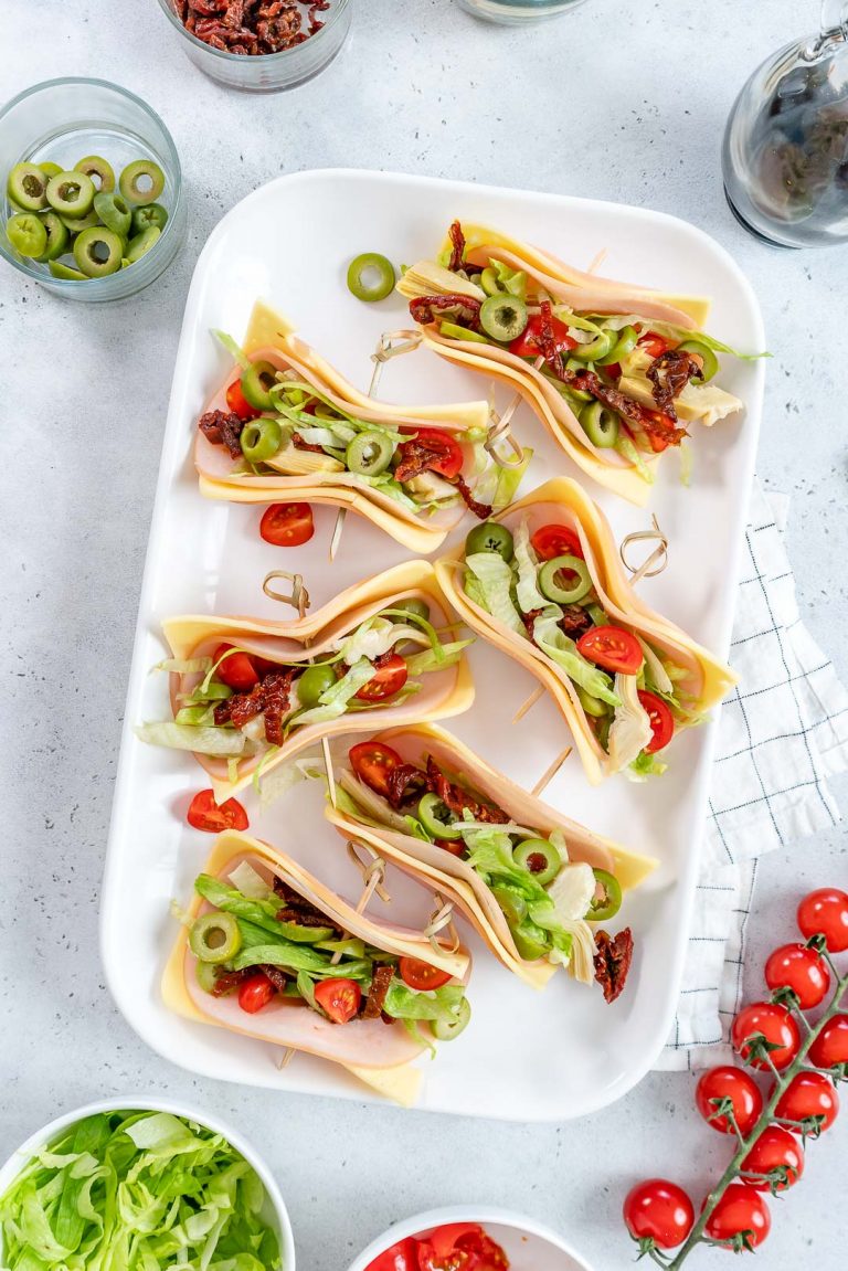 Quick Antipasto “Tacos” Clean Food Crush
