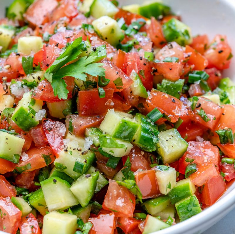 Israeli Chopped Salad | Clean Food Crush