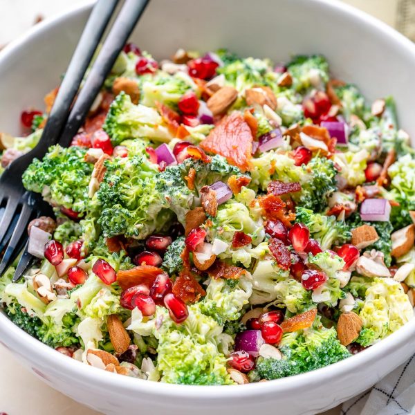 Creamy Broccoli Salad | Clean Food Crush