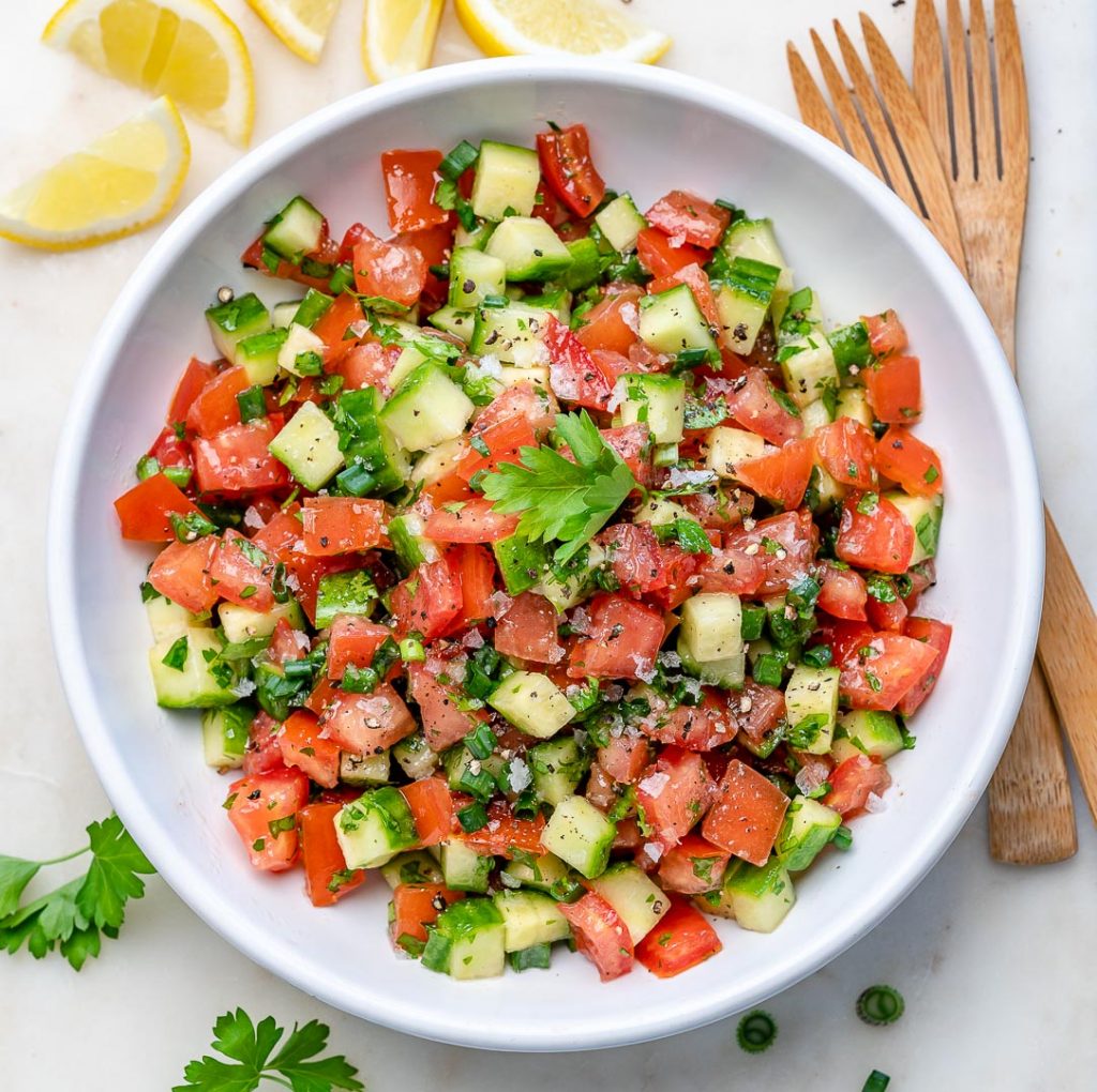 Israeli Chopped Salad | Clean Food Crush