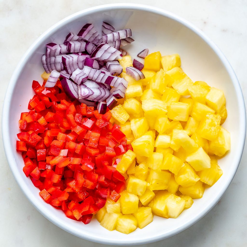 Shrimp + Pineapple Salsa Bowls | Clean Food Crush