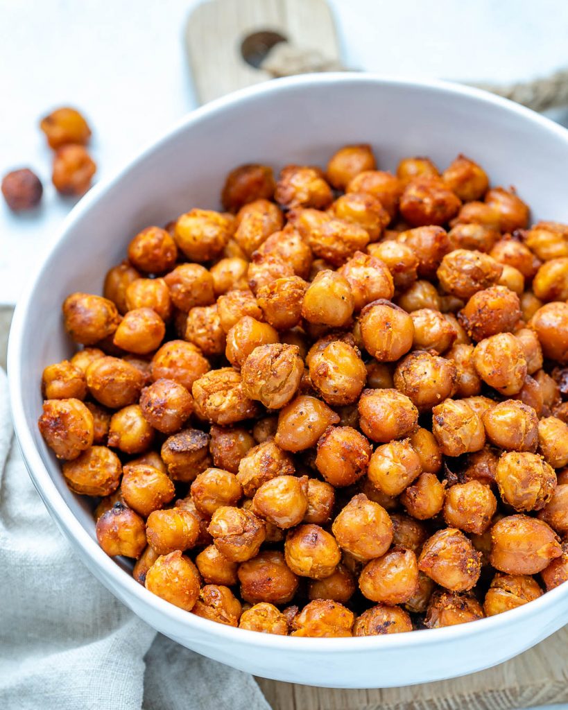 Roasted BBQ Chickpeas