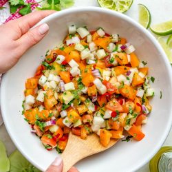 Marinated Kohlrabi Tomato Salad