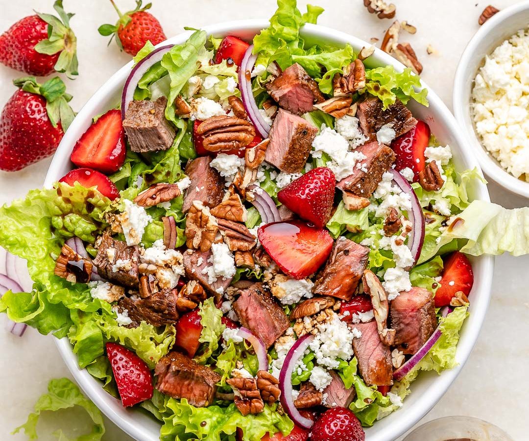 Strawberry Steak Salad