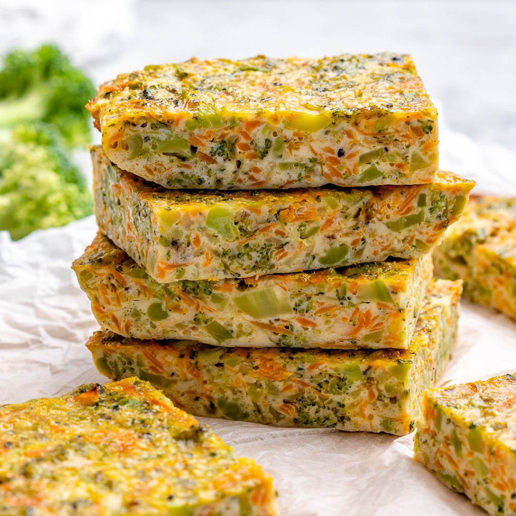 Breakfast Egg + Broccoli Bars