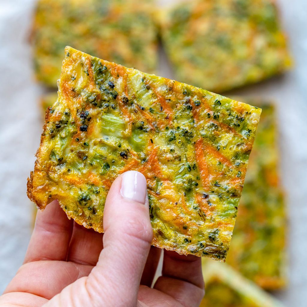 Breakfast Egg + Broccoli Bars Clean Food Crush