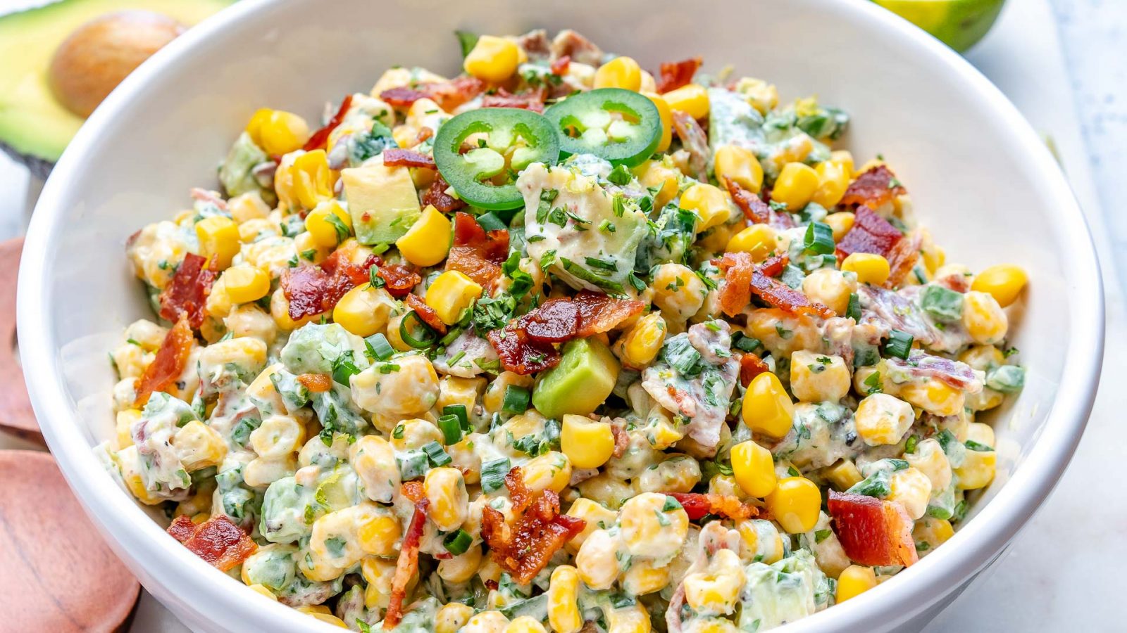 Creamy Avocado Corn Salad Clean Food Crush