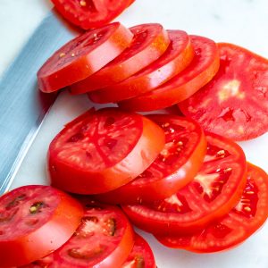 Baked Parmesan Tomatoes | Clean Food Crush